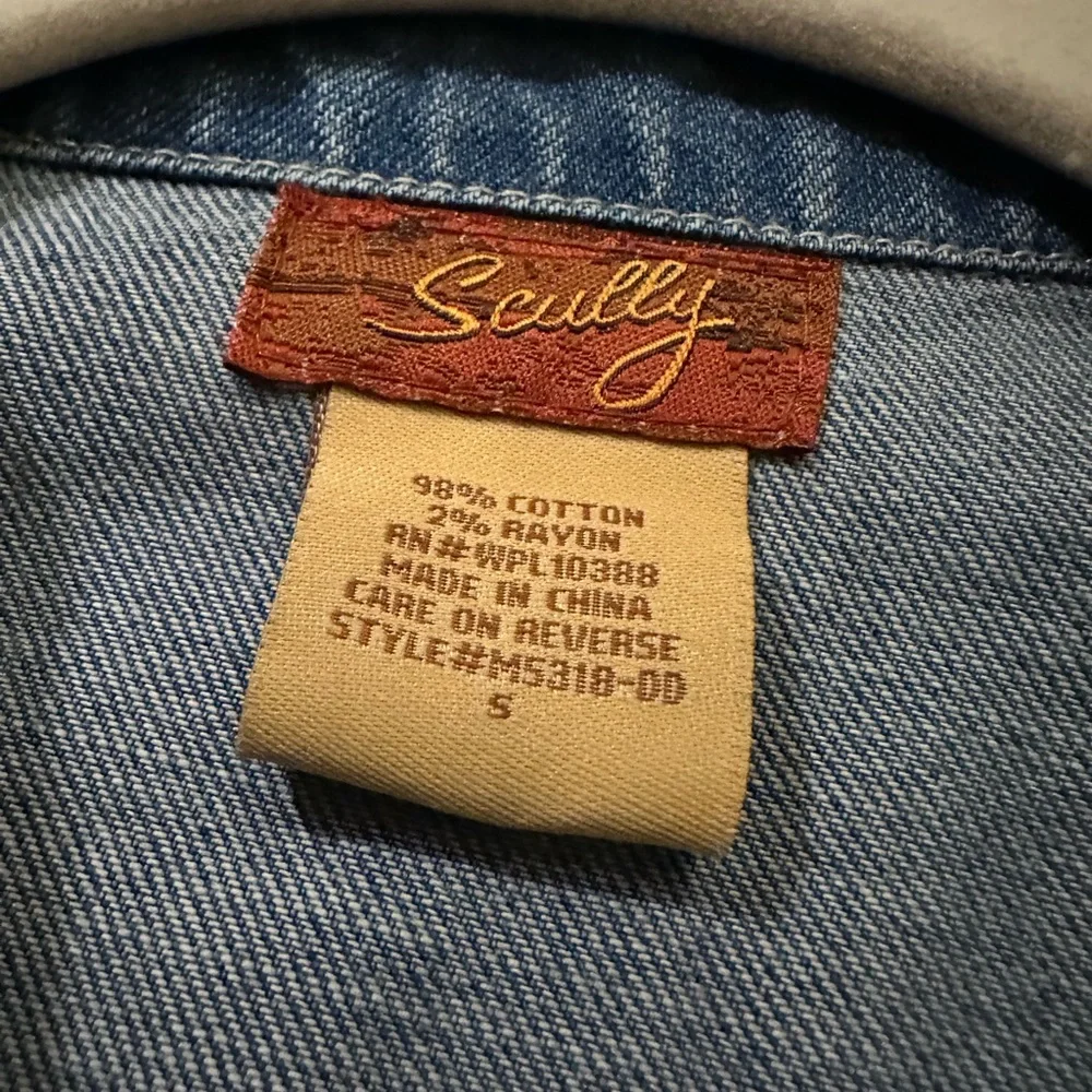 🇺🇸 SCULLY Denim Fringe Jacket - Picture 6 of 6